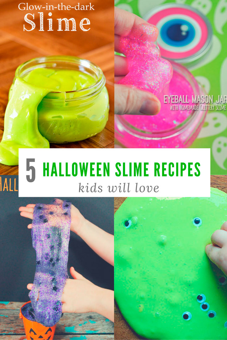5 Halloween SLIME Recipes Kids Will LOVE