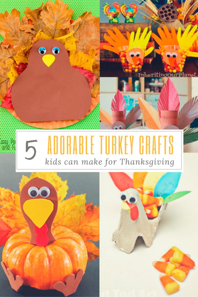 5 Adorable Turkey Crafts Kids Can Make For Thanksgiving