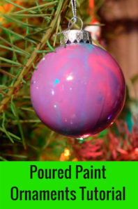 Poured Paint Ornaments Tutorial